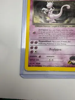 Pokemon Team Rocket’s Mewtwo 14/132 - Gym Challenge Holo - DMG - Image 5