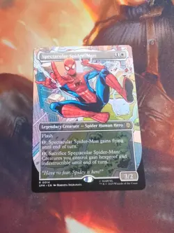 MTG Spectacular Spider-Man (0014) R Borderless Marvel's Spider-Man SPM NM/MT - Image 1