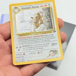 CARTA POKEMON GIOVANNI‘S PERSIAN HOLO 8/132 - ENG - GYM CHALLENGE - GOOD - Image 3