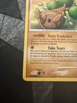 Pokemon TCG Bonsly 71/130 Diamond & Pearl - MP - Image 4