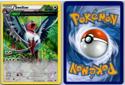 Swellow 72/108 Holo Rare Roaring Skies Pokemon - Image 3