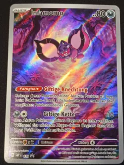 Pokemon Infamomo | SVP 129 Black Star Promo | Deutsch NM - Image 1