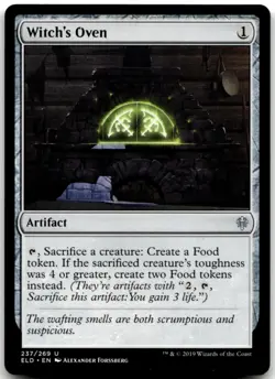 MTG Witch's Oven U Throne of Eldraine 237 LP - Image 1