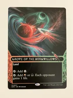 Grove of the Burnwillows - #17 Regular (Borderless) [Edge of Eternities - Mtg - Image 1