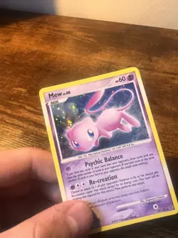 Pokemon TCG Mew Holo Secret Wonders - Near Mint *Huge Holo Bleed* - Image 4