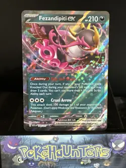 Pokemon Card Fezandipiti Ex 142/217 Ascended Heroes Double Rare NM - Image 1
