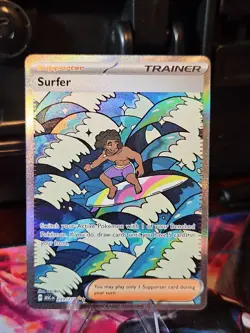 Surfer 293/217 Special Illustration Rare Ascended Heroes Pokemon Holo Near Mint - Image 1