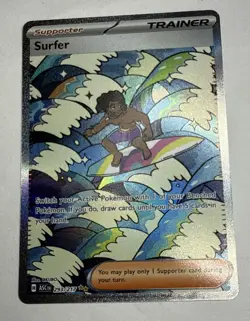 Surfer 293/217 Ascended Heroes Special Illustration Rare SIR Full Art Pokemon - Image 1