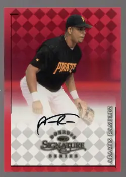 1998 Donruss Signature Series Aramis Ramirez On Card Auto Pirates - Image 1