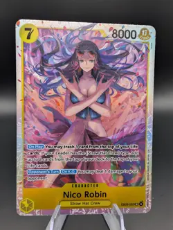 One Piece EB03 - Heroines #055 SR Nico Robin NM English - Image 1