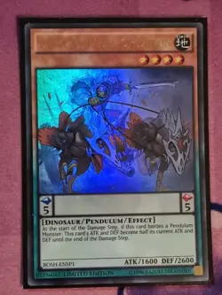 Steel Cavalry of Dinon - Ultra Rare - BOSH-ENSP1 - Limited Edition - NM - Yugioh - Image 1