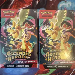 2 Ascended Heroes Booster Bundle! Sealed! 60 Cards/ 6 Packs! MIB! - Image 1