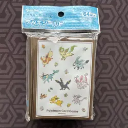 Pokemon Center Eievui Collection Card Sleeves 64ct 66x92mm Japan - Image 1