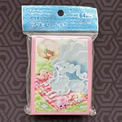 Pokemon Center Deck Shield Card Sleeves 64ct 66x92mm Fairy Theme Ninetales - Image 1