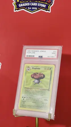 Pokemon Cards - PSA 9 MINT 1999 Vileplume Jungle Set - Image 2