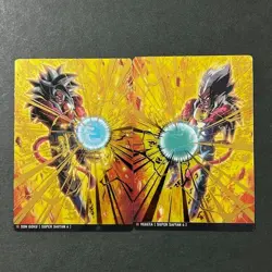 S7355 Vegeta & Goku SR Japanese Dragon Ball Itajaga Wafer Cards Vol.4 J11 - Image 1