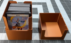 MTG Deck Box with approx. 100 cards. Copper PLA 3D Printed Deck Box - Image 1