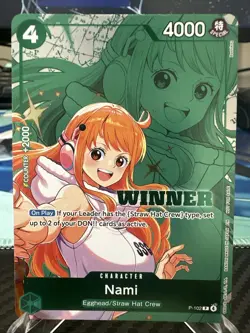 Nami (Winner Pack 2026 Vol. 2) P-102 One Piece Promotion Cards Foil - Image 1