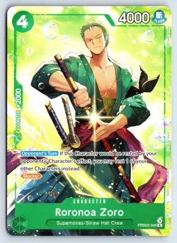 Roronoa Zoro (Welcome Pack 2026 Vol.1) PRB02-006 One Piece Promotion Cards NM - Image 1