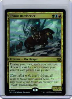 Temur Battlecrier Foil - TDM 0228 NM - MTG Magic - Image 1
