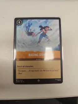 Disney Lorcana The First Chapter Raging Storm Action Card 28/204 English - Image 1