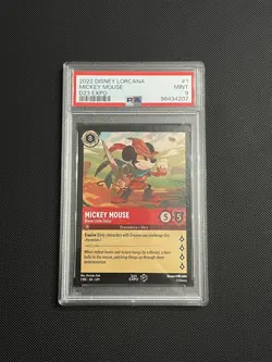 Disney D23 Expo 2022 Lorcana Mickey Mouse Brave Little Tailor Exclusive Card - Image 1