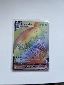 Lapras VMAX (Secret) 203/202 Swsh01: Sword & Shield Holo - Image 1