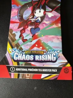 2 Pokemon TCG - Chaos Rising Sleeved Booster Packs Mega Evolution Sealed ENG - Image 4