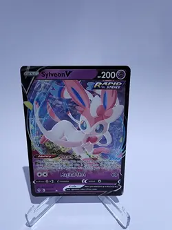 Sylveon V SWSH07: Evolving Skies 074/203 Ultra Rare Holofoil NM - Image 1