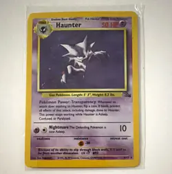 WOTC Pokemon TCG Haunter 6/62 Fossil Holo Rare 1999 English 50 HP - Image 1