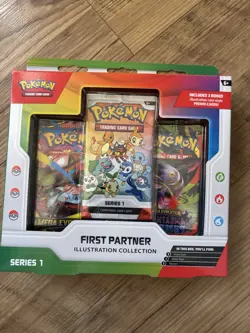 Pokemon TCG First Partner Illustration Collection Series 1 3 pack sealed ✅ - Image 1