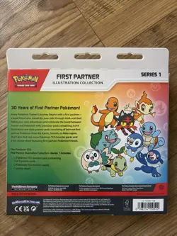 Pokemon TCG First Partner Illustration Collection Series 1 3 pack sealed ✅ - Image 2