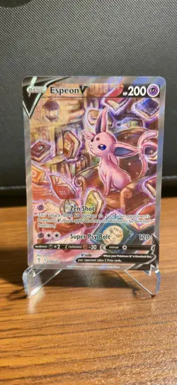 Espeon V Alt Art 180/203 Evolving Skies Pokemon TCG Card English - Image 1