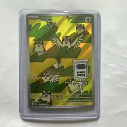 Pokemon TCG Pidgey 207/197 Obsidian Flames Illus Rare Holo EN - Image 5