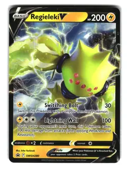 Regieleki V SWSH280 Black Star Promo Ultra Rare Pokemon Card - Image 1