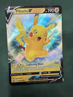Pikachu V SWSH198 SWSH: Sword & Shield Promo Cards Holo - Image 1