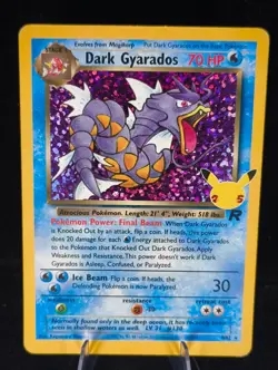Pokemon TCG - Dark Gyarados Holo Card 8/82 Team Rocket Celebrations - Image 1