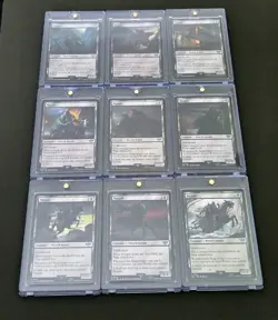 The Lord of the Rings - Nazgul Set All 9 Nazgul Cards NM - Magic MTG (Non Foil) - Image 1