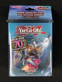 YUGIOH DARK MAGICIAN GIRL THE DRAGON KNIGHT CARD CASE DECK BOX! SEALED! - Image 1