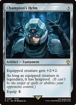 Champion's Helm Commander: Final Fantasy MTG Magic The Gathering - Image 1