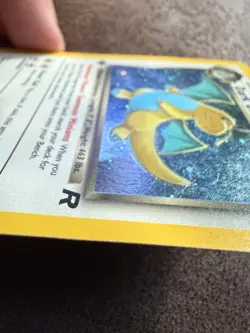 Pokemon TCG Team Rocket 1st Edition Dark Dragonite 5/82 Holo Rare Vintage Card - Image 5