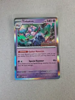 Pokemon - Tinkaton SVP020 Promo Holo Paldea Evolved Stamped LP - Image 1