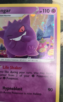 Gengar SWSH052 - Sword & Shield Promo *NM* SWIRL Holo Black Star Pokemon Card - Image 5