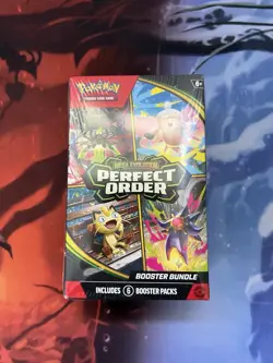 Pokemon TCG Perfect Order Booster Bundle Sealed (6 Packs) - Image 1
