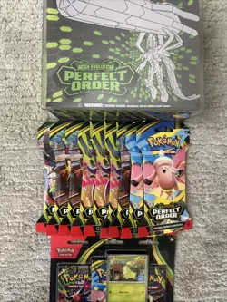 POKEMON PERFECT ORDER LOT - ETB, 9 SLEEVE BUNDLE, 3 PACK BLISTER | SEALED - Image 3