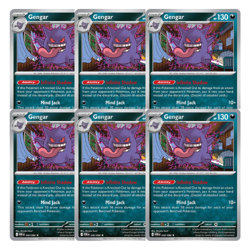 6 x Gengar Bundle • 050/088 • Holo Rare • Pokemon Perfect Order • NM - Image 1