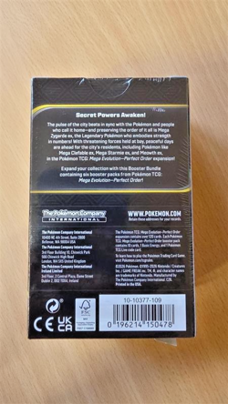 Pokemon Mega Evolution Perfect Order Booster Bundle Sealed Includes 6 Booster Pa - Image 2