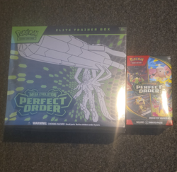 Pokemon TCG Mega Evolution: Perfect Order Elite Trainer Box + Booster Bundle EN - Image 1