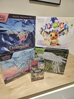 Pokemon TCG Sealed Collection Bundle - Prismatic, Chaos Rising, Perfect Order - Image 1