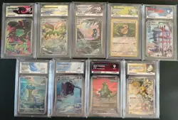 Bundles of Mixed ACE Graded Pokemon Card Slabs Job Lot - Image 1
